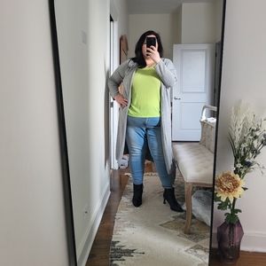 EUC Gray Banana Republic Duster Cardigan